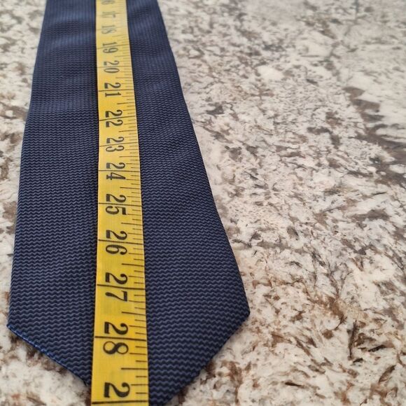 Escada blue silk tie - Picture 6 of 7